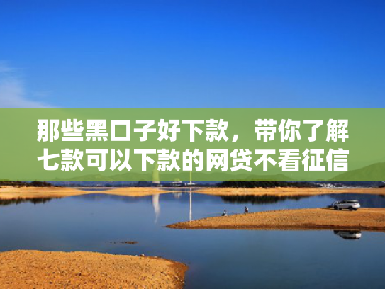 那些黑口子好下款，带你了解七款可以下款的网贷不看征信