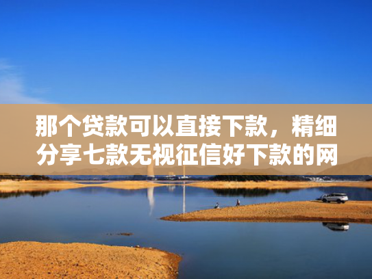 那个贷款可以直接下款，精细分享七款无视征信好下款的网贷