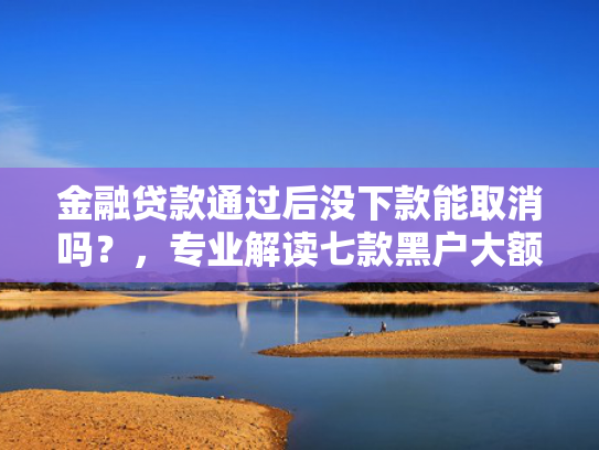 金融贷款通过后没下款能取消吗？，专业解读七款黑户大额贷款分期下款