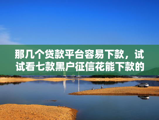 那几个贷款平台容易下款，试试看七款黑户征信花能下款的网贷