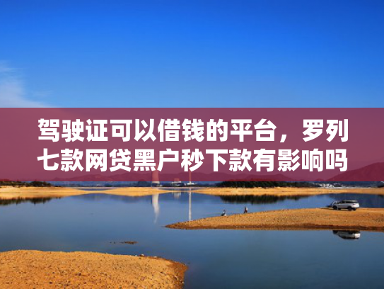 驾驶证可以借钱的平台，罗列七款网贷黑户秒下款有影响吗  第1张
